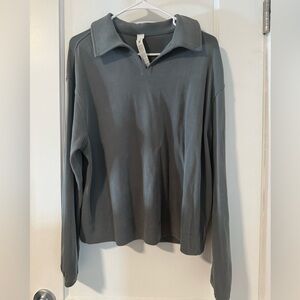 lululemon Softstreme Pique Oversized Long-Sleeve Polo Shirt